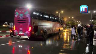 Tanger Arrivée Des Lions Du Sénégal À Laéroport International Ibn Batuta