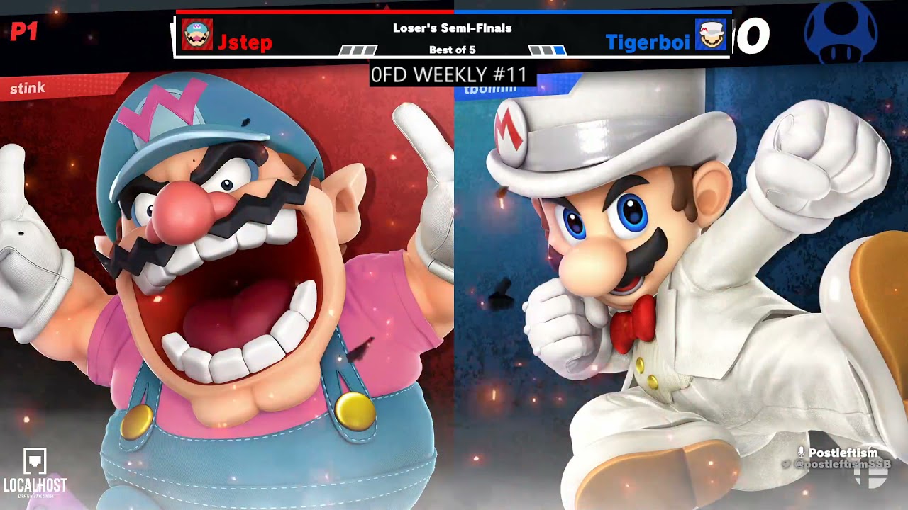 0 Frame Delay #11 LSFs - TigerBoi (Mario) Vs. JStep (Wario)