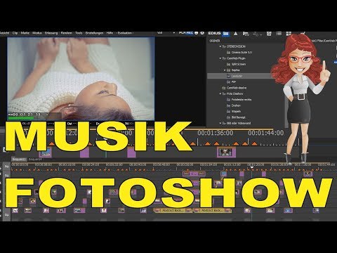 Fotoshow mit Musik- Slideshow auf Musiktakt - Diashow mit EDIUS Erstellen - Tutorial Deutsch🤔