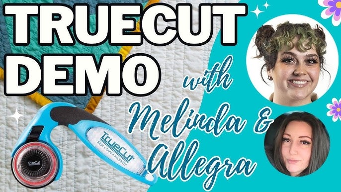TrueCut My Comfort Cutter Overview for rotary cutter and rulers 