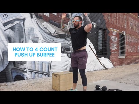 HOW TO: 4 count push up burpee