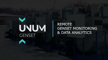 UNUM Genset. Remote genset monitoring