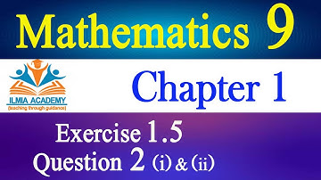 9th Class Math Ch 1 Ex 1.5 Q 2 (i) & (ii) | Singular Matrix | Non-singular matrix