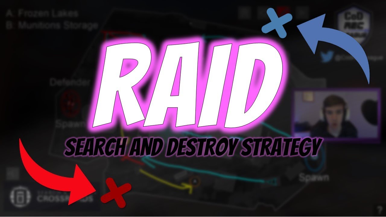 Raid Cdl Map RAID CDL Search and Destroy Team Strategies! (TacMaps!) - YouTube