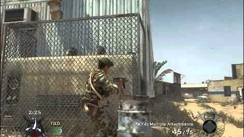 Call of Duty Black Ops: Across Map Tomahawk Kill on Firing Range (#20)