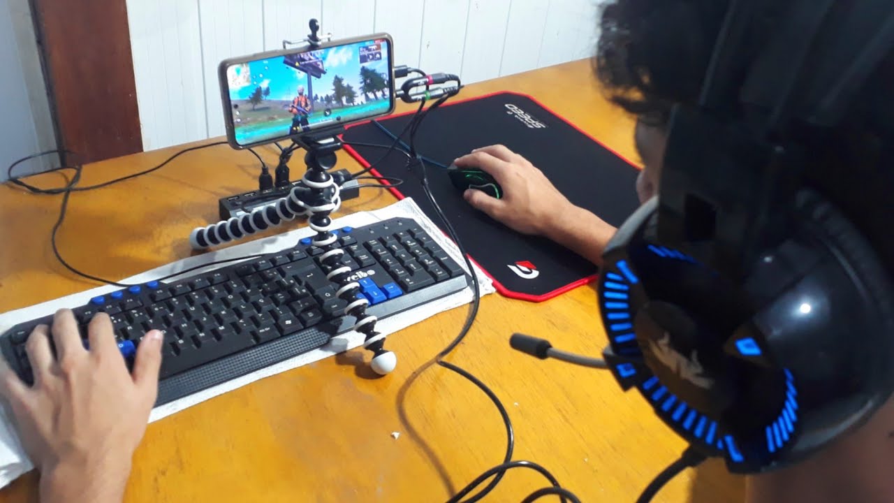 COMO MONTAR UM MOBILADOR 😯 TECLADO E MOUSE NO CELULAR - YouTube