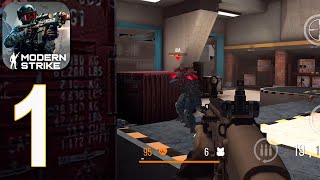 Modern Strike Online: FPS  - Gameplay Walkthrough Part 1 (iOS, Android) screenshot 1