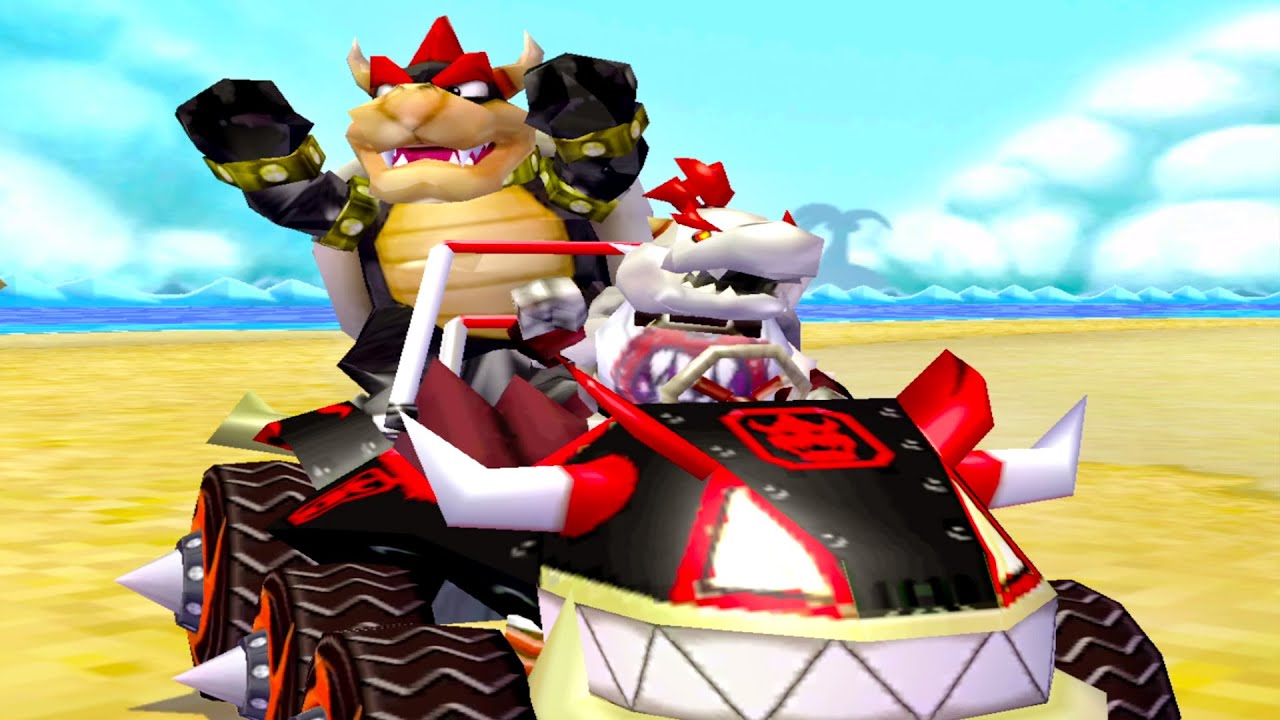 Mario Kart Double Dash Custom Tracks 3 Players 100% Walkthrough Part 2 Gameplay - 50cc Star Cup