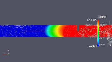 settlingFoam - circular settler