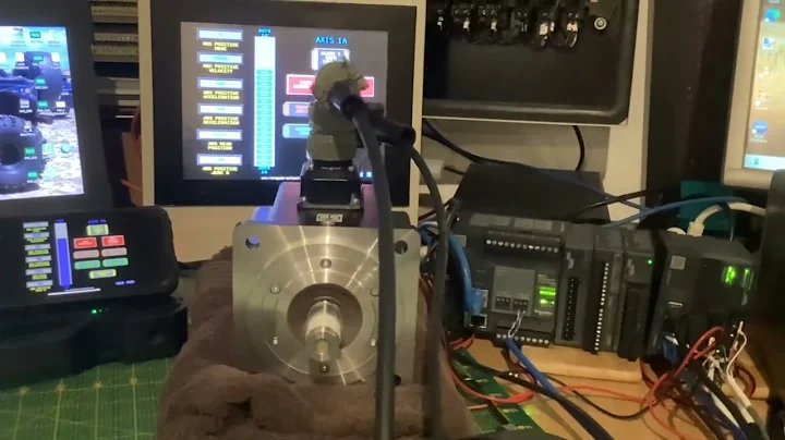Simtools communicating 6DOF gaming telemetry with Modicon M221 PLC for Lexium 28 motion control.