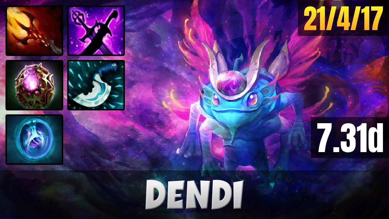 DENDI Puck MID LANE Gameplay WITH 21 KILLS | Dota 2 Full Game