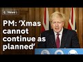 Covid-19: UK PM tightens Christmas rules for England and announces Tier 4