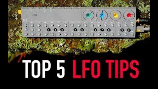 Top 5 LFO Tips Tutorial // teenage engineering OP-Z