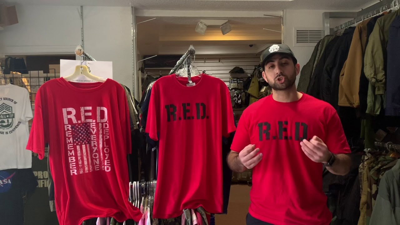 Why do wear red on Fridays to support our troops? YouTube
