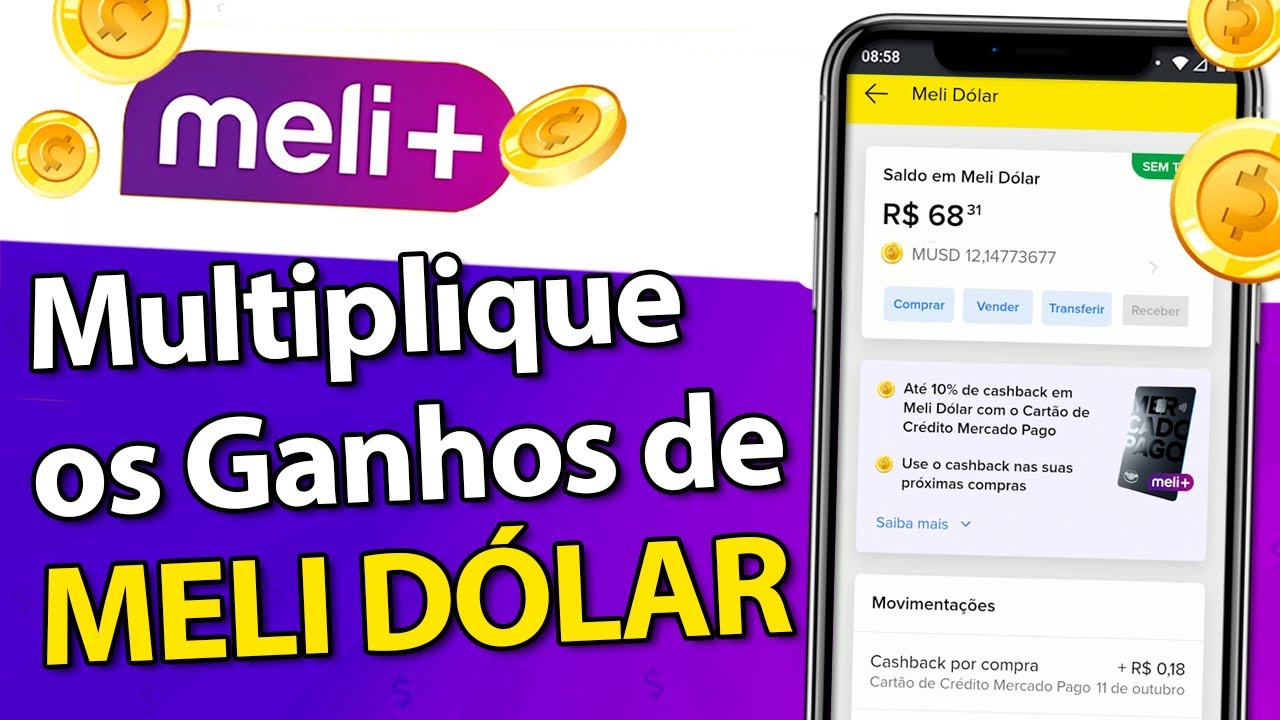 Como MULTIPLICAR o Cashback de MELI DÓLAR no Mercado Pago 🔥 - YouTube
