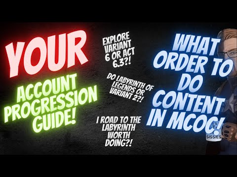 Your Account Progression Guide! What Order To Do All MCOC Content In!