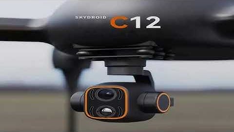A must-have product! Skydroid C12 2K High Definition Thermal Imaging Camera Three-Axis Stabilized