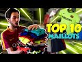 MON TOP 10 DE MES MEILLEURS MAILLOTS DE FOOT [+1000€ DE MAILLOTS] !!