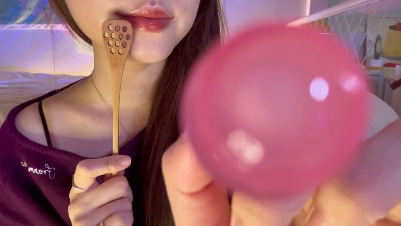 ASMR 💕 팅글 터지는 입소리 mouth sounds 