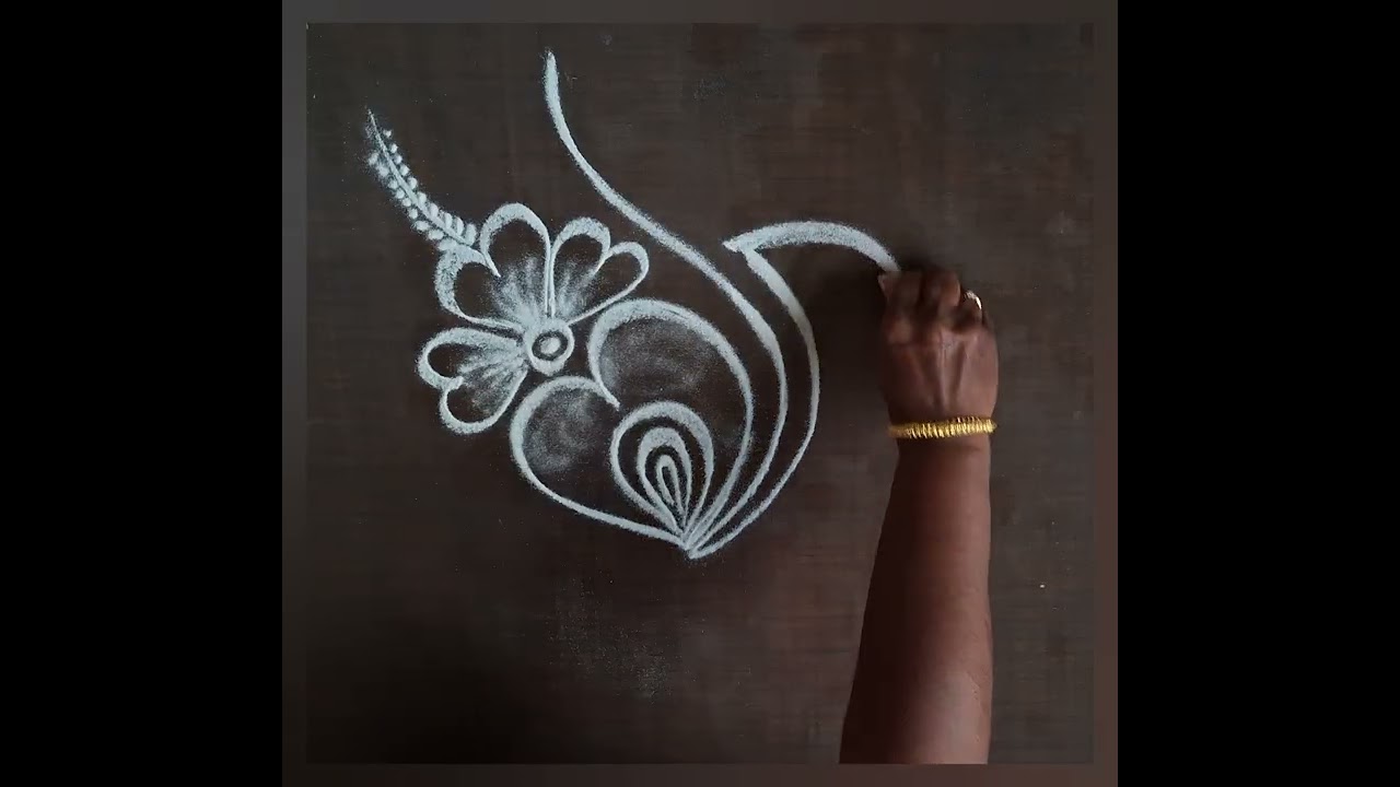 Simple Rangoli daily use 