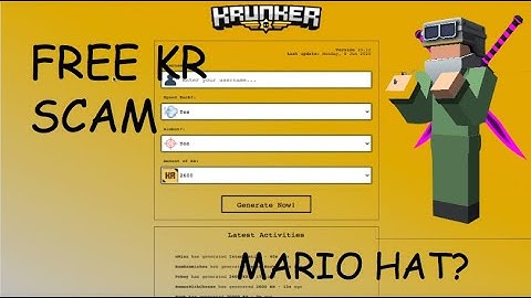 Free KR scam for Krunker.io