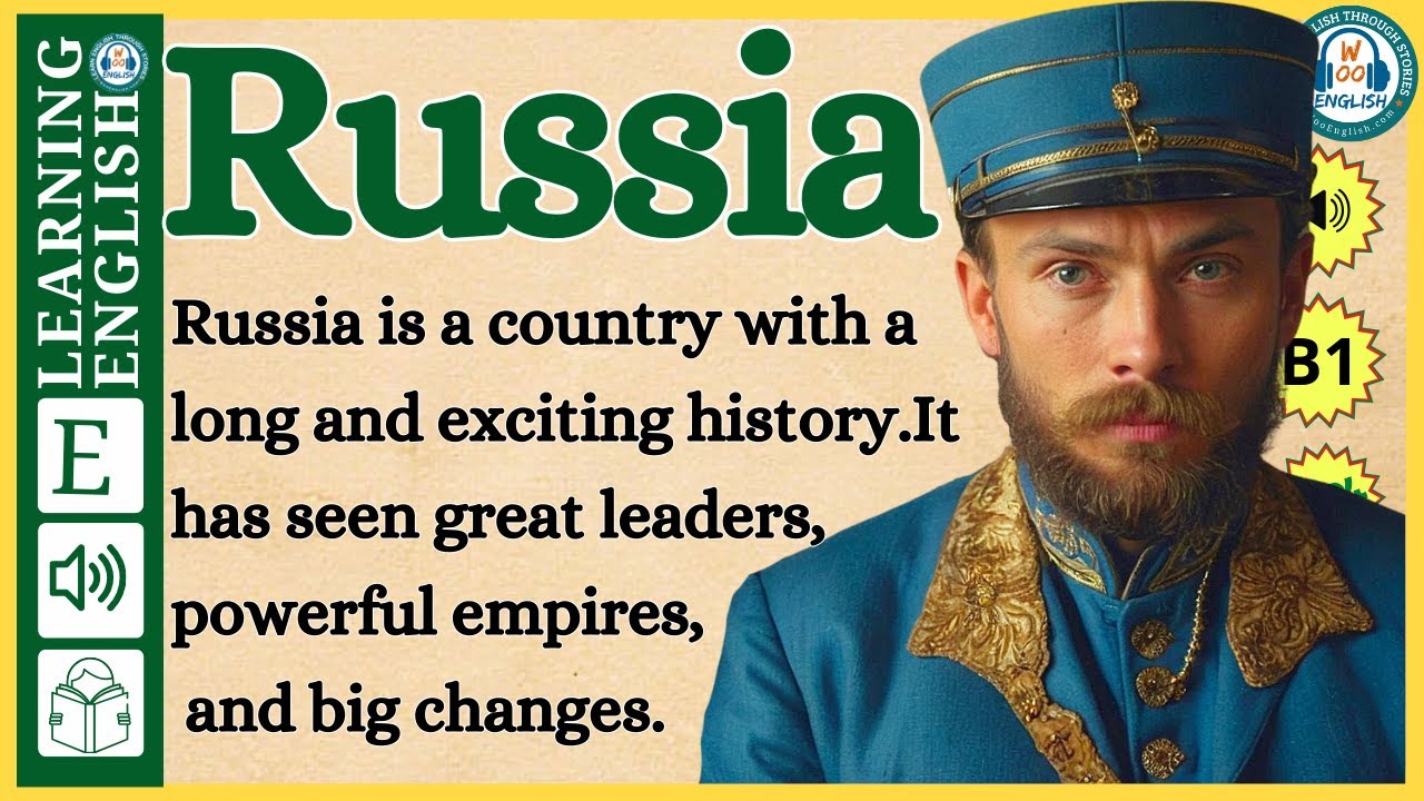 Russia || Graded Reader || English Listening Practice