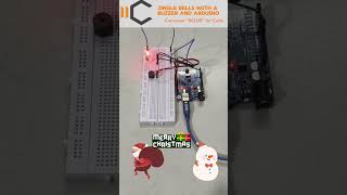 Arduino-Based Musical Buzzer with LED Blinking Sequence (Jingle Bells Tune)