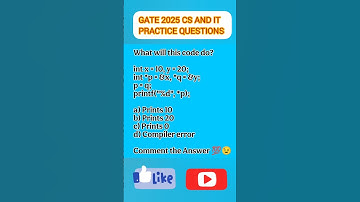 QUESTION 42 | POINTER PRACTICE QUESTIONS FOR GATE 2025 #shorts #gate2025  #gatecsit #gateexam