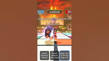 Thumbnail of Monster mash record in Grow a garden #roblox #growagarden #monstermash