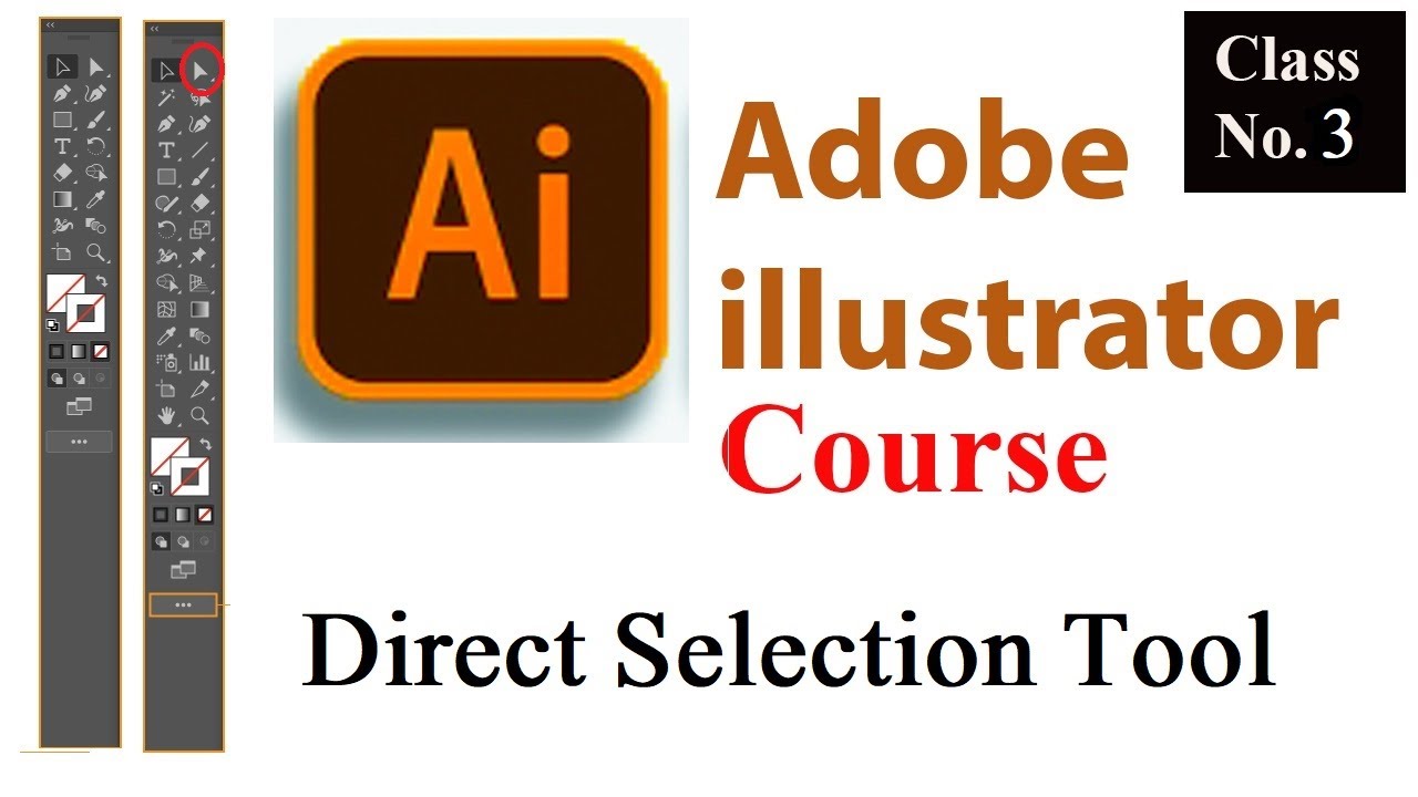 Adobe illustrator Course Direct Selection Tool Tutorial Urdu/Hindi ...