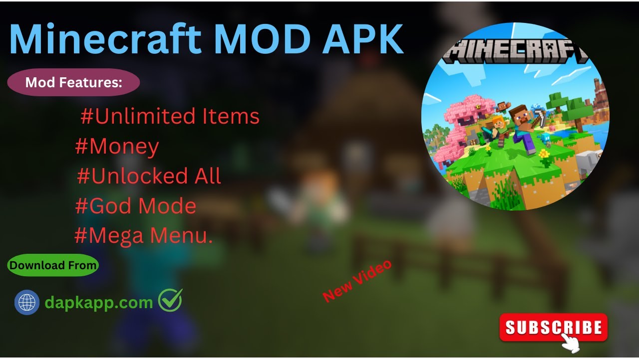 Minecraft MOD APK 1.21.62.01 Unlimited Items and Money. YouTube