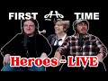 Heroes live  david bowie  andy  alex first time reaction