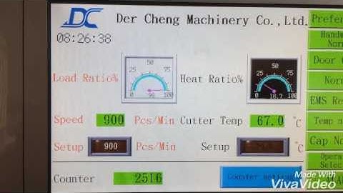 CAPS SLITTING MACHINE