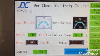 CAPS SLITTING MACHINE