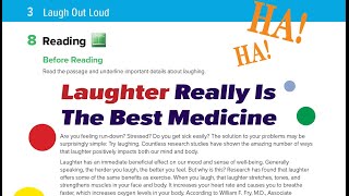 إنجليزي ثاني ثانوي الوحدة الثالثة Mega goal4- 3 Laugh Out Loud- 8 Reading