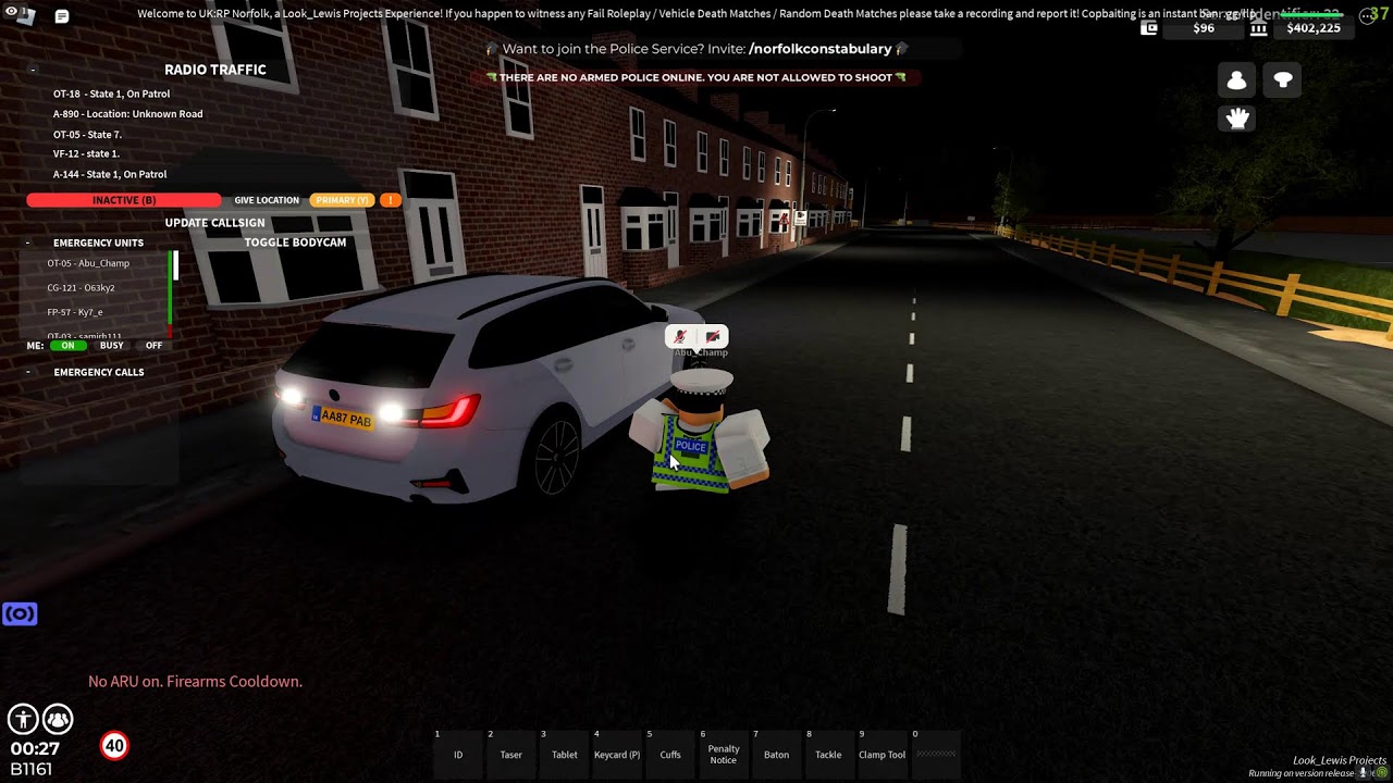 Roads Policing Unit Shift UK:RP Norfolk 