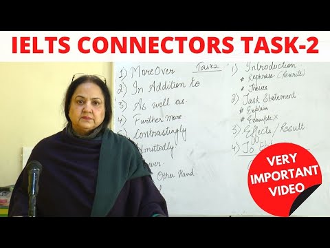 IELTS Connectors Task-2 | Very Important Video | Must Watch