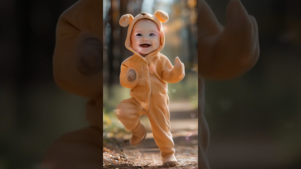 Cute Baby Shows Off Funny Dance Moves