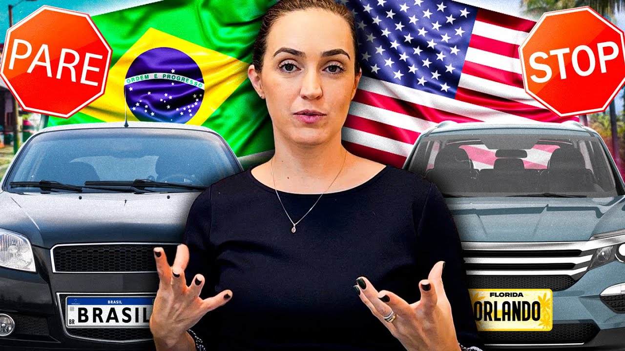 ⚠️ Trânsito em Orlando é diferente do Brasil!