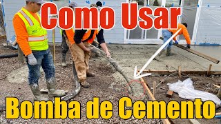 Como Usar Y Limpiar Una Bomba de Cemento Marca REED B50HP Paso a Paso Para Principiantes | Line Pump