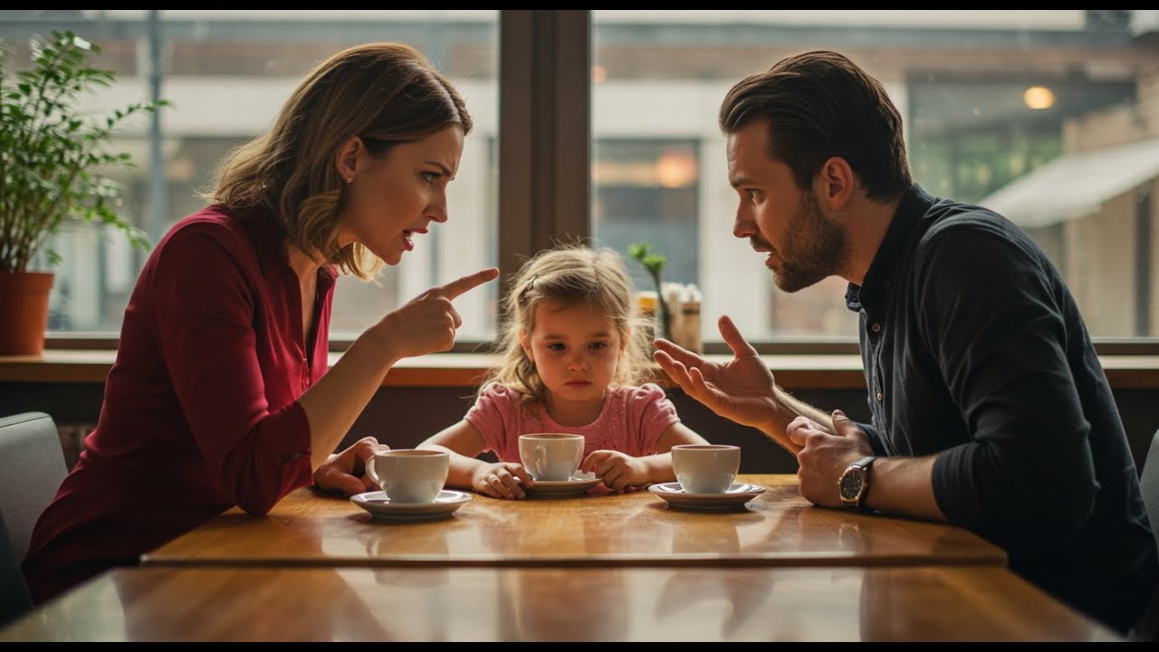 „Der ruhige Morgen einer Chefin mit stummer Tochter endet abrupt, als ein Vater plötzlich ihre.....