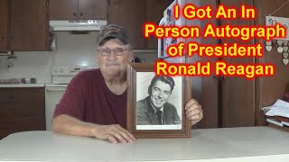 How I Got An In Person Signed Photo of President Ronald Reagan