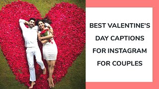Best Valentine's Day Captions For Instagram For Couples | Happy Valentine's Day Captions