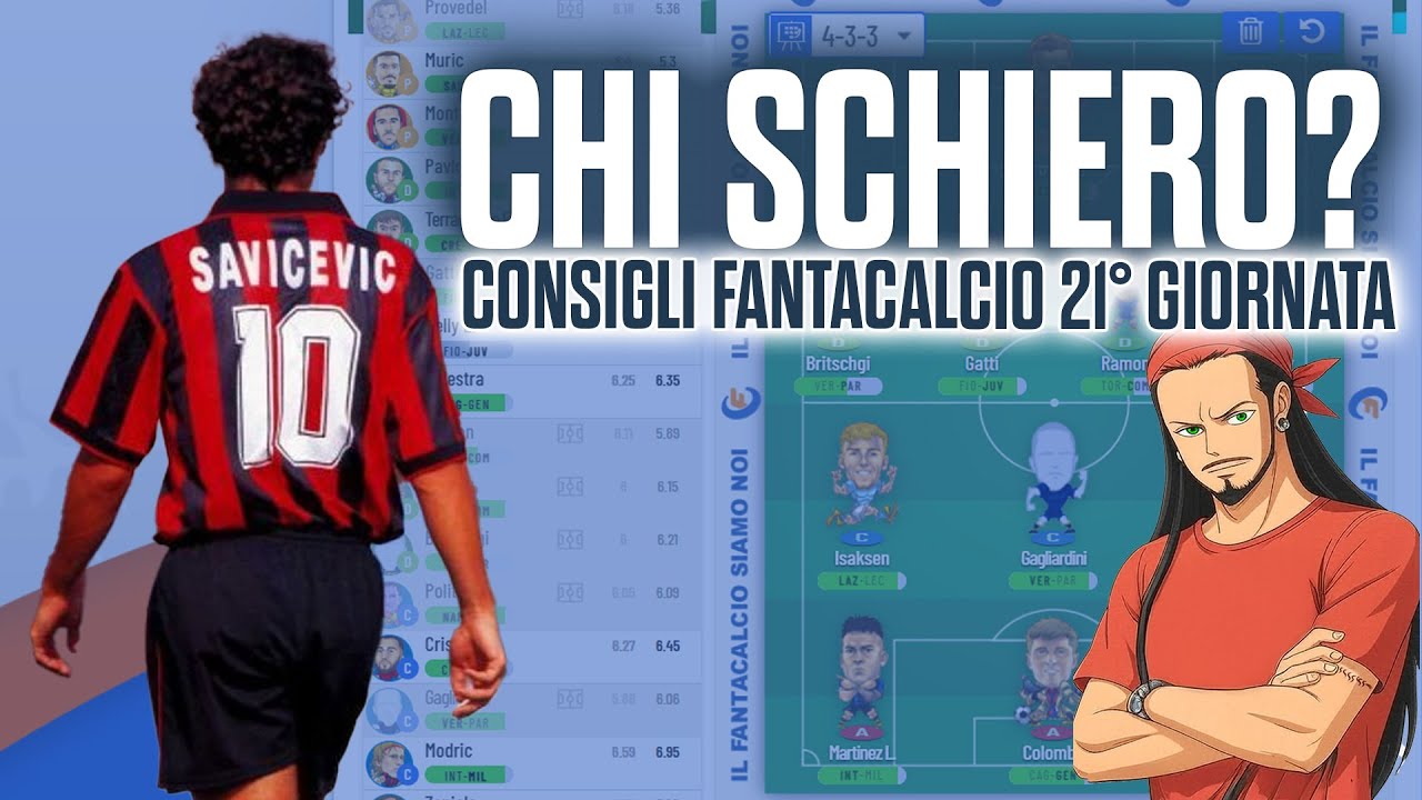 CONSIGLI FANTACALCIO 21° GIORNATA: I CANTACONSIGLI DEL WEEKEND!