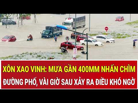 Vinh in Uproar: Nearly 400mm of Rain Submerges Streets, Then the Unexpected Happens a Few Hours L...