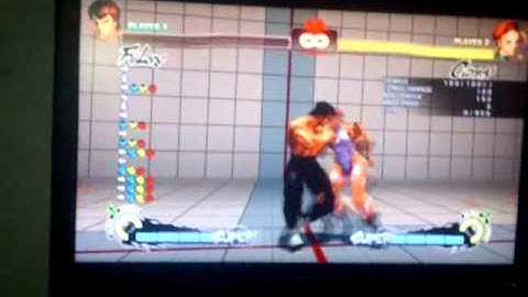 SSF4 AE 2012 Cammy Unblockable Against Feilong