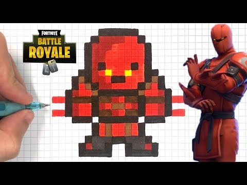 Tuto Banana Pixel Art Fortnite Saison 8 - tuto pixel art hybrid fortnite saison 8 duration 10 35 dessin facile