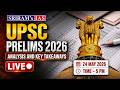 UPSC Prelims 2026 Paper Analysis | Answer Key, Trends &amp; Expected Cut Off LIVE | SRIRAM’s IAS