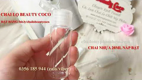 CHAI NHỰA NẮP BẬT 20ML