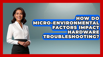 How Do Micro-environmental Factors Impact Hardware Troubleshooting? - Learn To Troubleshoot